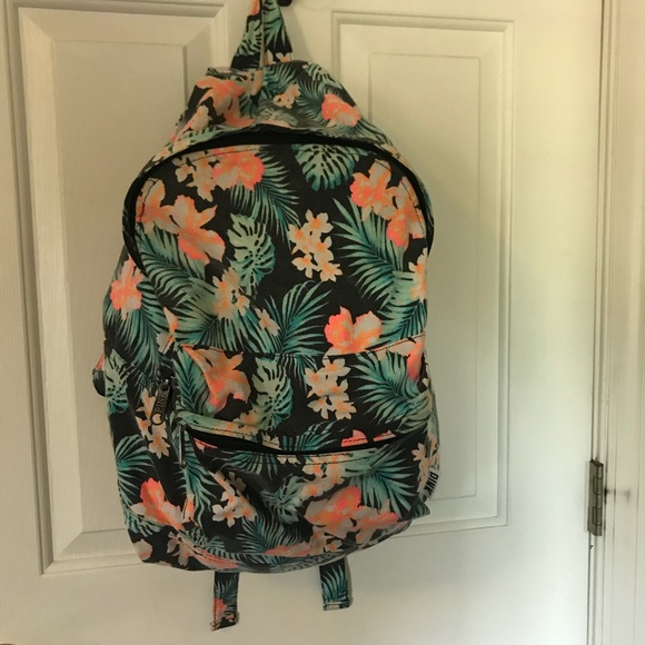 victoria secret floral backpack